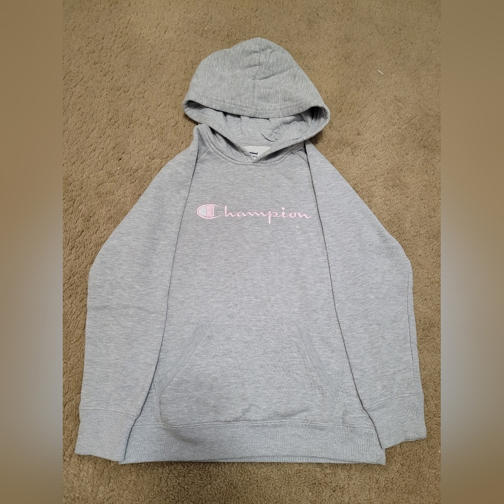 Champion Heather Gray Athletic Hoodie